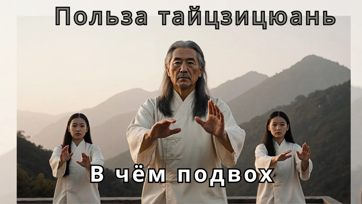 Польза Тайцзицюань и Цигун. В чём подвох